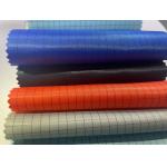 5mm ESD Grid Polyester Antistatic Anti Static Cleanroom Conductive Fabric Dust Free Clothing Fabric for sale