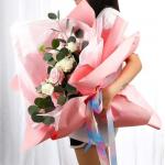 50*70cm Korean-style Thickened Waterproof Pearlescent Pear Paper for Flower Wrapping Bouquet Inner Lining and Cake Baking for sale