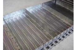 China Duable Chain Plate Conveyor Belt High Temperature Resistant Plate Hole 3-8mm supplier