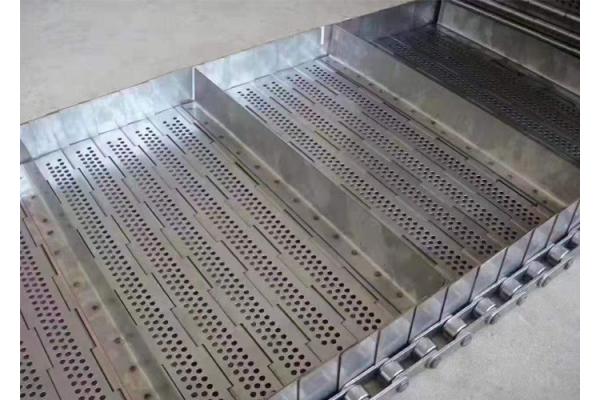 Duable Chain Plate Conveyor Belt High Temperature Resistant Plate Hole 3-8mm