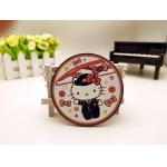 Reusable PVC Key Holder , Custom Rubber Keychains Hello Kitty Themed for sale