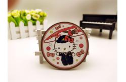 China Reusable PVC Key Holder , Custom Rubber Keychains Hello Kitty Themed supplier