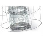 8Ft Tall Square Galvanized Fixed Knot Wire Mesh Farm Fence For Cattle Sturdy Long-Lasting for sale