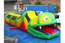 China Inflatable Tunnel Maze , Snake Train Tunnel For School Amusement Equipment supplier