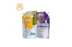 China 500ml 1l Washing Powder Packing Pouch Custom Printed With Spout supplier