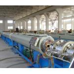 High Efficiency Twin Screw Extruder , UPVC CPVC Plastic Pipe Making Machine for sale