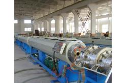 China High Output PVC Twin Screw Extruder Machine , PE PPR PVC Pipe Extrusion Machine supplier