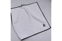 China 40 X 40 Microfiber Blank Polyester Golf Towels Tri-fold For Sublimation supplier