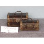 China Plywood Rustic Storage Suitcase for sale