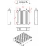 Modulation QPSK / 16QAM / 64QAM CD15NMT-V3 Drone Video Transmitter for UAV Drone