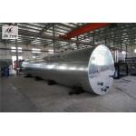 Galvanized Bitumen Container , Transverse Legs Asphalt Storage Tank / Silo for sale