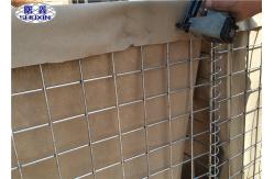 China HDP Galvanized Defensive Bastion Wall , Flood Control Bastion Barrier System In UAE supplier