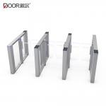 Servo Motor SUS 304 Brushed Stainless Steel Slim Speed Gate Turnstile for sale