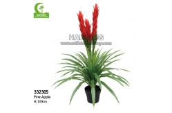 China Durable 100cm Artificial Flowers Plant , Artificial Pineapple Tree Real Touch supplier