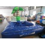 Palm trees slope inflatable water slide 2017 China inflatable water slide with pool