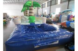 China Palm trees slope inflatable water slide 2017 China inflatable water slide with pool supplier