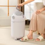 China Odour Free Twist and Click Advanced Baby Geniee Diaper Pail Nappy Bin Baby Diaper Trash Bin manufacturer