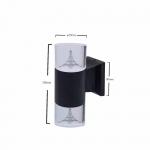 Aluminum Ac Power 275v Wall Mount Led Light Simple Style Garden Decoration for sale