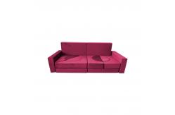 China Polyester Inner Liner 14PCS High Density Foam Foam Play Couch For Playroom supplier