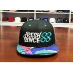 Customize Debossed Snapback Hats And Caps Mens 3D Embroidered With String for sale