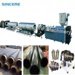 Single Screw Plastic Pipe Production Line 100-250Kg/Hr for sale