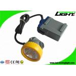 Coal Rechargeable Led Headlight 15000lux High Beam Corded Cap Lamp 6.6Ah Battery for sale