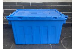 China Customization Hinging Plastic Attached Lid Containers 560*380*330mm supplier