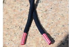 China Long 31cm Garments Polyester Drawstring Cord With Custom Knitting Endings supplier