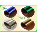 0.55mm Washable Kraft Paper Gold / Rose Gold / Green / Blue For Shiny Bags for sale
