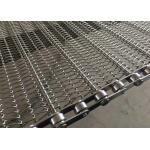 Conveying And Drying Food Chain Mesh Conveyor Belt ， Construction for sale