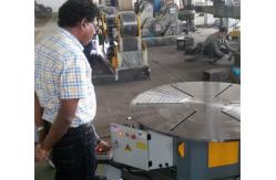 China 2T Horizontal Rotary Welding Positioner With Foot Pedal Hand Control Box supplier