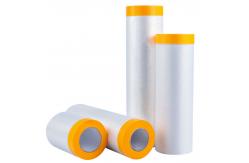 China Polycarbonate Painters Pre Taped Masking Film Sheet Automotive Protection supplier