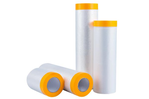 Polycarbonate Painters Pre Taped Masking Film Sheet Automotive Protection