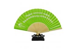 China Personalized Customized Printing Bamboo Hand Fan Clack Foldable Japanese Hand Fan supplier