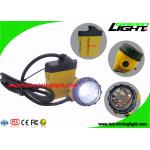 25000 Lux  LED Mining Headlamp , 10.4Ah Safety Miners Cap Lamp Explosion Proof for sale