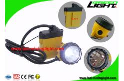China 25000 Lux  LED Mining Headlamp , 10.4Ah Safety Miners Cap Lamp Explosion Proof supplier