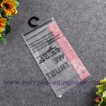 EVA PVC Underwear Plastic Packaging Poly Bags With Hanger Hook