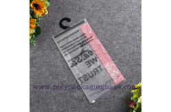 China EVA PVC Underwear Plastic Packaging Poly Bags With Hanger Hook supplier