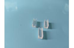 China 10x5x4mm Rectangular Groove Quartz Base Precision Milled Slot For Optical Component Positioning supplier