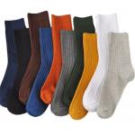 Solid Color Thick Business Mens White Dress Socks Business Casual Socks for sale