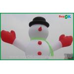 Custom Inflatable Holiday Decorations Inflatable Snowman With CE RoHS