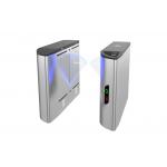 304Stainless Steel Automatic Door Flap Barrier Gate With Recognition Entrance Control Card Contact for sale