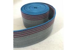 China 50mm Bluepolyester elastic webbing made by Chinese rubber good resilience supplier