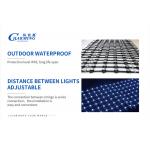 Durable Curtain LED Mesh Screen 5005×440×15MM Transparent DC12V