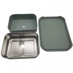 Stainless Steel Lunch Box, Stainless Steel Bento Box, Food Container, Bento Lunch Box with Silicone Lid for sale