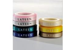China Custom Logo Polyester Ribbon for Gift Wrapping and Bow Making supplier