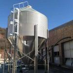 Auto One Ton Grain Bin Poultry Feed Silo Animal Feed Storage Silos