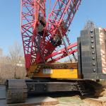 Main boom length 36m~84m Used 400T Crawler Crane  HDB Load Table In Normal Engineering Use for sale