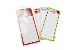China Reusable Fridge Magnetic Memo Pad With Pen Custom Design ISO supplier