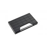 65g Promotion PU Leather business cards holder Magnetic Card Case 64*97*17mm for sale